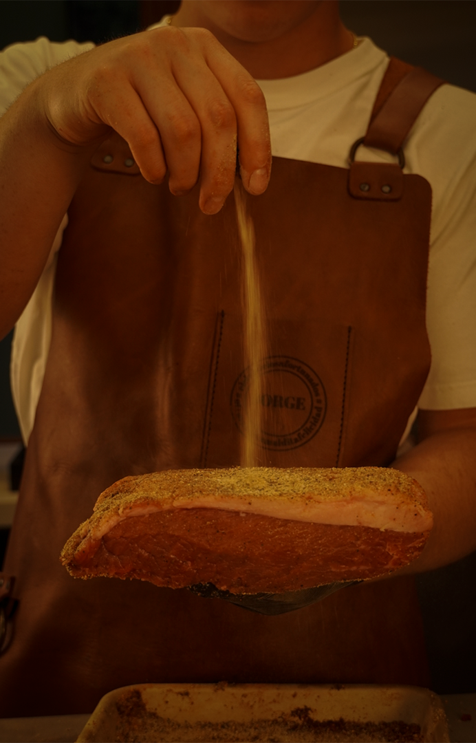 Afortunado seasoned cut campaign photography