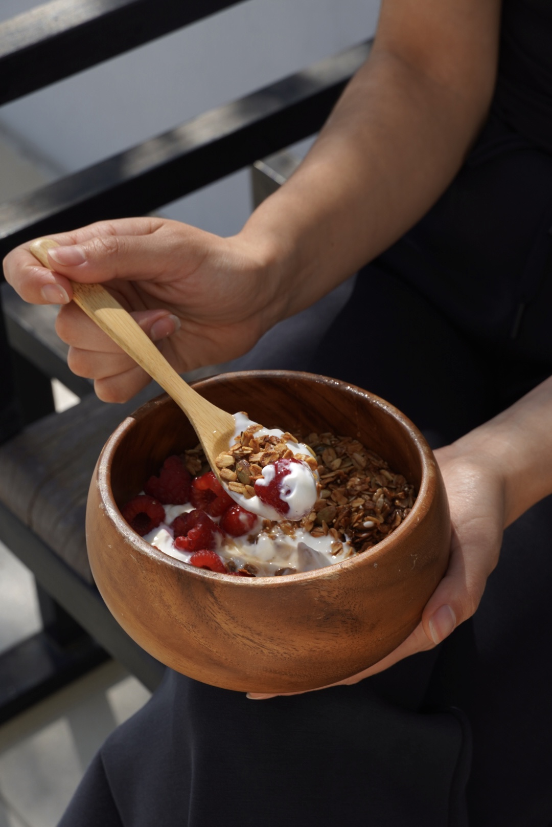 Sunrise Crunch granola bowl